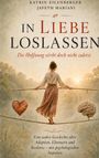 „In Liebe loslassen: Die Hoffnung stirbt doch nicht zuletzt.“ Eine Frau balanciert auf einem Seil zwischen Herz und Gehirn.