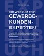Blauer Hintergrund, weißer Text: "Ihr Weg zum Top-Gewerbekunden-Experten" und Infotext zu Versicherungsvermittlung.
