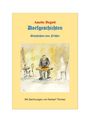 "Anette Degott - Dorfgeschichten - Geschichten von Früher. Mit Zeichnungen von Norbert Thinnes." Illustration: Person am Tisch.
