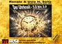 "Renate & Uwe H. Sültz. Der Uhrknall - 1.0 bis 3.0. Das erste Buch mit Kai. Goldene Explosion und Uhrteile. Logos unten."