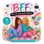 "BFF: Mein Freundschafts-Malbuch für beste Freundinnen, über 40 kreative Ausmalbilder!" Zwei Freundinnen sitzen auf einer Decke.