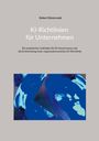 Titel: "KI-Richtlinien für Unternehmen". Autor: Robert Düsterwald. Abstrakte blaue Illustration darunter.