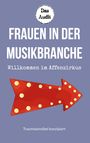 „Frauen in der Musikbranche: Willkommen im Affenzirkus.“ Illustration mit rotem, beleuchtetem Pfeil.