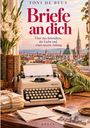 „Briefe an dich. Über das Schreiben, die Liebe und einen neuen Anfang.“ Alte Schreibmaschine, Bücher, Eidechse.