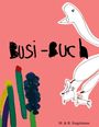 Text: "BUSI-BUCH", "M. & B. Singelmann". Illustration mit abstrakten Formen auf rosa Hintergrund.