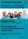 "INTENSIVTRAINER FSP Pflege * In nur 4 Wochen. 8 Modelltests. Patientengespräche, Fachkraft Übergabegespräche." 

Eine Gruppe von lächelnden Menschen in medizinischer Kleidung.