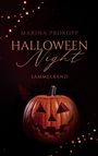 MARINA PROKOPP, HALLOWEEN NIGHT, SAMMELBAND. Ein ausgehöhlter Kürbis mit leuchtendem Gesicht und Lichterkette.