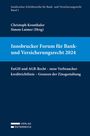 : Innsbrucker Forum für Bank- und Versicherungsrecht 2024, Buch
