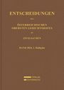 "Entscheidungen des Österreichischen Obersten Gerichtshofes in Zivilsachen, Band 2024, 1. Halbjahr."<br>
Brauner Buchumschlag.