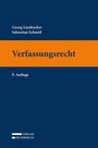 Text: "Georg Lienbacher, Sebastian Schmid, Verfassungsrecht, 9. Auflage". Dunkelblaues Cover mit orangem Streifen. Logo unten.