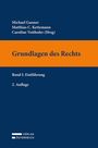 „Grundlagen des Rechts, Band I: Einführung, 2. Auflage“. Cover mit blauem und orangefarbenem Bereich, Verlag Österreich Logo.