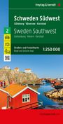 : Schweden Südwest, Straßen- und Freizeitkarte 1:250.000, freytag & berndt, KRT
