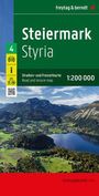 : Steiermark, Straßen- und Freizeitkarte 1:200.000, freytag & berndt, KRT