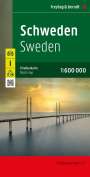 : Schweden, Straßenkarte 1:600.000, freytag & berndt, KRT