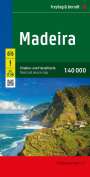 : Madeira, Straßen- und Freizeitkarte 1:40.000, freytag & berndt, Div.