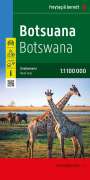 : Botsuana, Straßenkarte 1:1.100.000, freytag & berndt, KRT