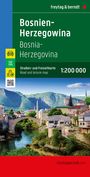: Bosnien-Herzegowina, Straßen- und Freizeitkarte 1:200.000, freytag & berndt, KRT