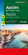 : Apulien, Straßen- und Freizeitkarte 1:150.000, freytag & berndt, KRT