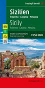 : Sizilien, Straßen- und Freizeitkarte 1:150.000, freytag & berndt, KRT