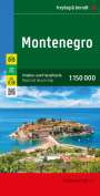 : Montenegro, Straßen- und Freizeitkarte 1:150.000, freytag & berndt, KRT