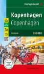 : Kopenhagen, Stadtplan 1:10.000, freytag & berndt, KRT