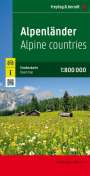 : Alpenländer, Straßenkarte 1:800.000, freytag & berndt, KRT