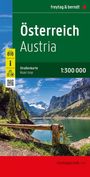 : Österreich, Straßenkarte 1:300.000, freytag & berndt, KRT