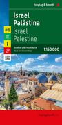 : Israel - Palästina, Straßen- und Freizeitkarte 1:150.000, freytag & berndt, KRT
