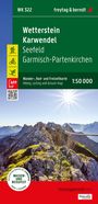 : Wetterstein - Karwendel, Wander-, Rad- und Freizeitkarte 1:50.000, freytag & berndt, WK 322, KRT