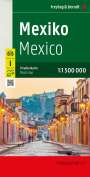 : Mexiko, Straßenkarte, 1:1.500.000, freytag & berndt, KRT
