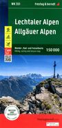 : Lechtaler Alpen - Allgäuer Alpen, Wander-, Rad- und Freizeitkarte 1:50.000, freytag & berndt, WK 351, KRT
