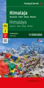 : Himalaja, Straßenkarte 1:1.100.000, freytag & berndt, KRT