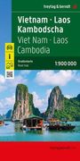 : Vietnam - Laos - Kambodscha, Straßenkarte 1:900.000, freytag & berndt, KRT