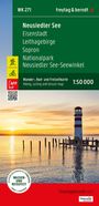 WK 271, Neusiedler See, Eisenstadt, Leithagebirge, Sopron, Nationalpark, Wanderkarte. Leuchtturm am See bei Sonnenuntergang.