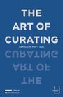 Oben: THE ART OF CURATING. Unten in kleiner: GERALD A. MATT (ed.). Spiegelbildlich: THE ART OF CURATING. Firmenlogos unten.