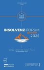 "Insolvenz-Forum Grundlsee 2025." Illustration mit Berg, Wasser und Säulen-Icon. Veranstaltung im November 2025.