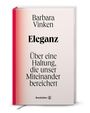 Barbara Vinken: Eleganz, Buch