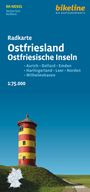 : Radkarte Ostfriesland Ostfriesische Inseln, KRT