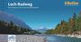 "Lech-Radweg - Von Steeg in Tirol nach Donauwörth. bikeline Die Radtourenprofis. Auch für E-Bikes." Fluss und Berge.