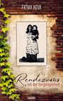 Titel: "Rendezvous mit der Vergangenheit" von Fatma Agva. Schwarz-Weiß-Foto auf Backsteinwand, efeu-umrankt.