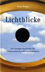 „Lichtblicke“, „Die bewegte Geschichte der 'Österreichischen Blindenwohlfahrt'“, Himmel mit Wolken und schwarzer Kreis.