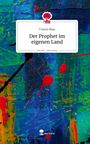 "Tristan Blau, Der Prophet im eigenen Land, story.one – Life is a story." Abstrakte Malerei mit kräftigen Blau- und Grüntönen.