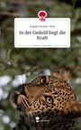 Ein Leopard schaut nach oben. Texte: „Brigitte Ammer-Weis“, „In der Geduld liegt die Kraft“, „story.one“. Rotes Story-Logo oben.
