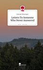 Titel: "Letters To Someone Who Never Answered" von Hannah Bönninger. Waldlandschaft bei Sonnenuntergang.