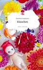 Marianne Kaufmann, Küsschen, story.one – Life is a story. Bunte Blumen und eine kleine Figur mit rotem Kopfschmuck.