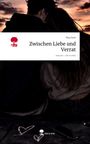 "Zwischen Liebe und Verrat" von Nina Seck. Paar sitzt vor Sonnenuntergang, Kreideherzen und ein Handy liegen daneben.