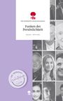 Texte: "Die Siebzehn Geschichtenfinder", "Funken der Persönlichkeit", "story.one – Life is a story". Logo zeigt Baum und Tastatur. Links lila Hintergrund mit Menschenfotos.