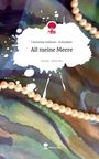 "Christine Sollerer-Schnaiter, All meine Meere, story.one — Life is a story. Perlenkette auf abstrakter Farbfläche."