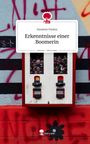 "Erkenntnisse einer Boomerin" steht über einem roten Kaugummi-Automaten. Bunte Graffiti an der Wand im Hintergrund.