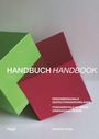 "Handbuch Handbook. Dreidimensionale Gestaltungsgrundlagen. Fundamentals of Three-Dimensional Design." Zwei bunte Würfel.